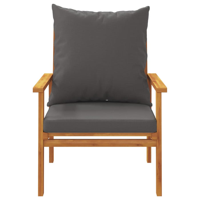 Set mobilier de grădină cu perne, 3 piese, lemn masiv acacia - WALTI WALTI