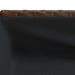 Jardiniere de grădină cu raft 2 buc. maro 70x28x70cm poliratan - WALTI WALTI