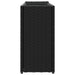 Jardiniere grădină 2 ghivece 2 buc. negru 90x20x40 cm poliratan - WALTI WALTI