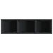 Jardiniere grădină 3 ghivece 2 buc. negru 105x30x32cm poliratan - WALTI WALTI