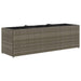 Jardiniere grădină 3 ghivece 2 buc. gri 105x30x32cm poliratan - WALTI WALTI