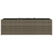 Jardiniere grădină 3 ghivece 2 buc. gri 105x30x32cm poliratan - WALTI WALTI