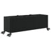 Jardiniere grădină cu roți 2 buc. negru 107x32x38 cm poliratan - WALTI WALTI