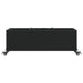 Jardiniere grădină cu roți 2 buc. negru 107x32x38 cm poliratan - WALTI WALTI