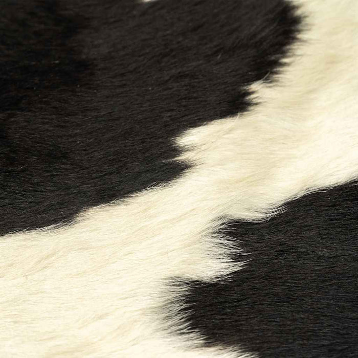 Covor, alb și negru, 180x220 cm, piele naturală de vacă - WALTI WALTI