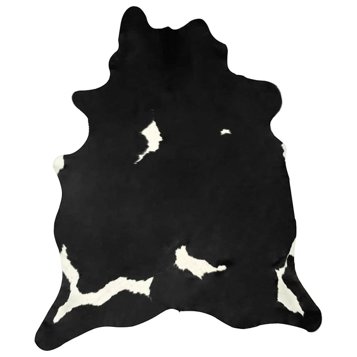 Covor, alb și negru, 180x220 cm, piele naturală de vacă - WALTI WALTI