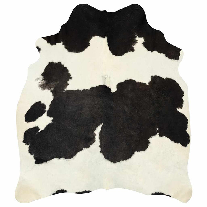 Covor, alb și negru, 180x220 cm, piele naturală de vacă - WALTI WALTI