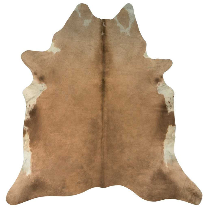 Covor, maro și alb, 180x220 cm, piele naturală de vacă - WALTI WALTI