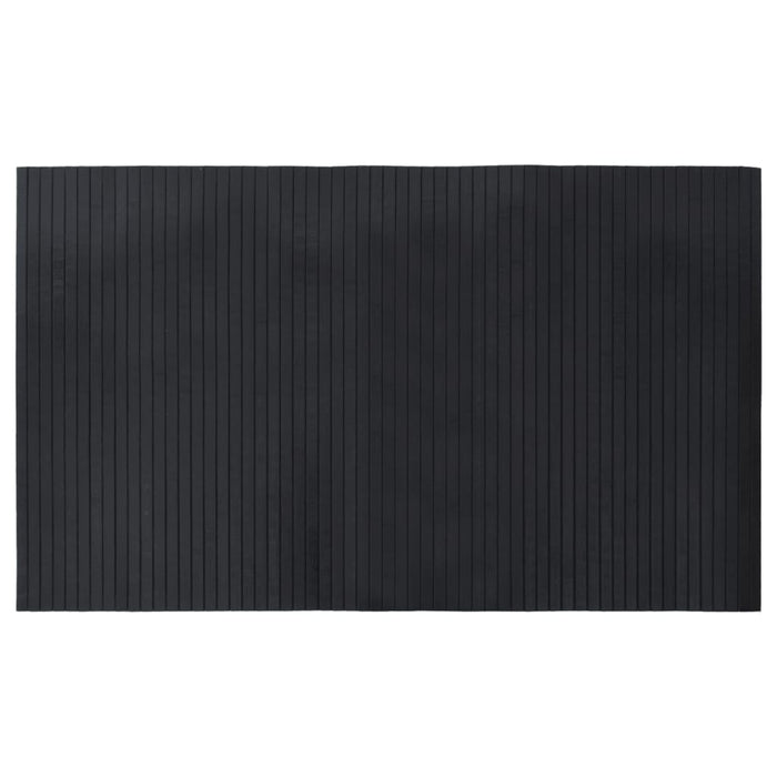 Covor dreptunghiular, negru, 60x100 cm, bambus - WALTI WALTI