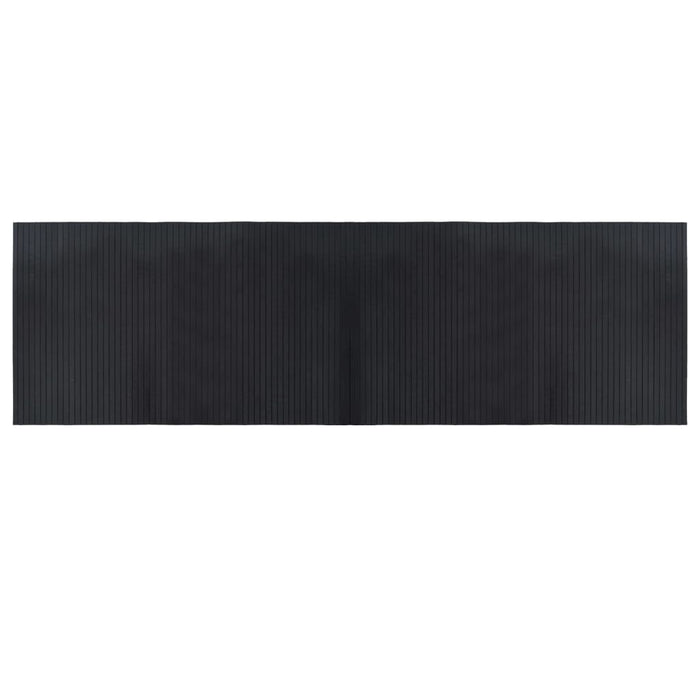 Covor dreptunghiular, negru, 60x200 cm, bambus - WALTI WALTI