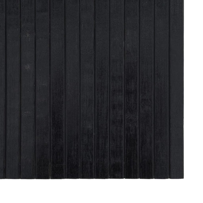 Covor dreptunghiular, negru, 60x200 cm, bambus - WALTI WALTI