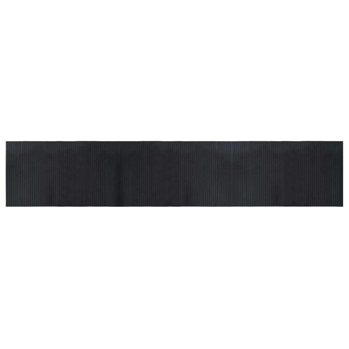 Covor dreptunghiular, negru, 60x300 cm, bambus - WALTI WALTI