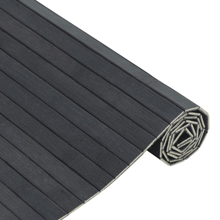 Covor dreptunghiular, gri, 60x300 cm, bambus - WALTI WALTI