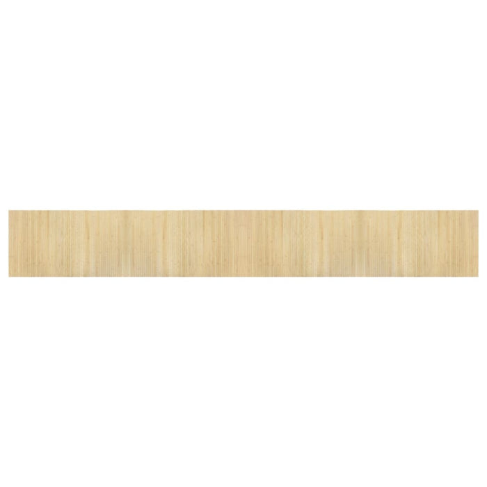 Covor dreptunghiular, natural deschis, 60x400 cm, bambus - WALTI WALTI
