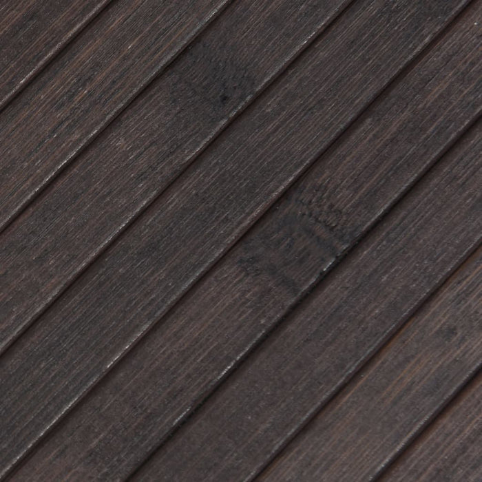 Covor dreptunghiular, maro închis, 60x500 cm, bambus - WALTI WALTI