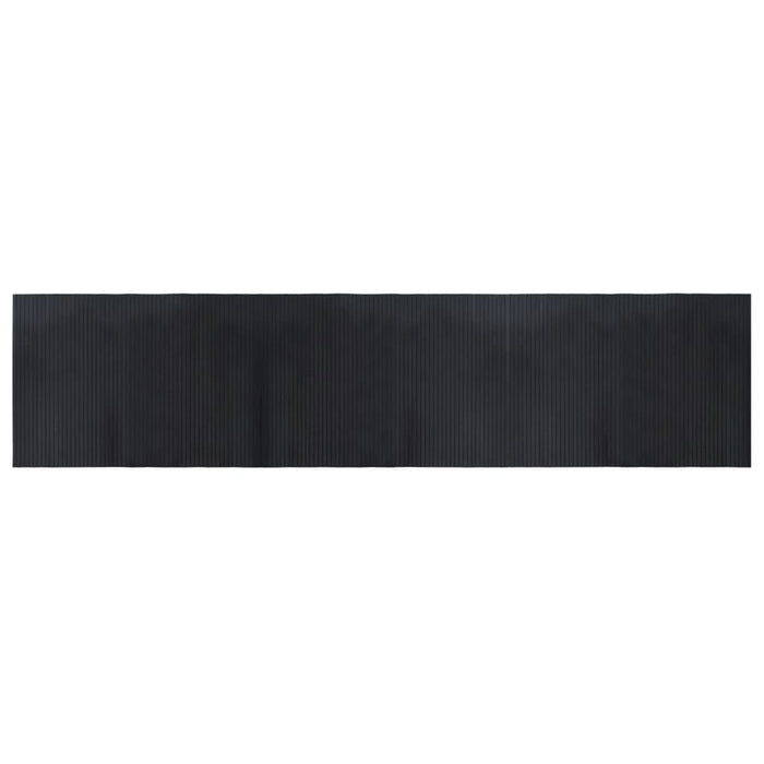 Covor dreptunghiular, negru, 70x300 cm, bambus - WALTI WALTI