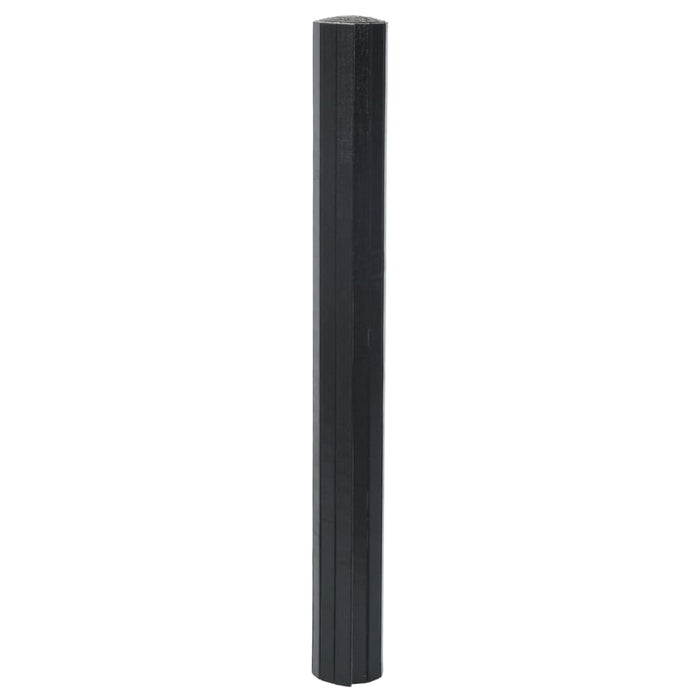 Covor dreptunghiular, negru, 70x300 cm, bambus - WALTI WALTI