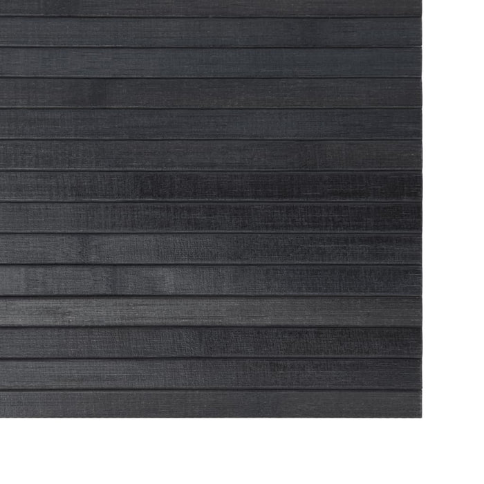 Covor dreptunghiular, gri, 70x400 cm, bambus - WALTI WALTI