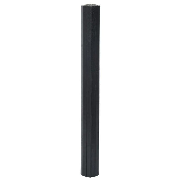 Covor dreptunghiular, negru, 70x500 cm, bambus - WALTI WALTI