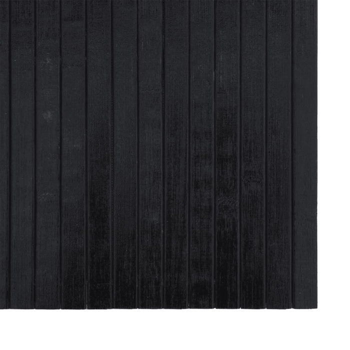 Covor dreptunghiular, negru, 70x500 cm, bambus - WALTI WALTI