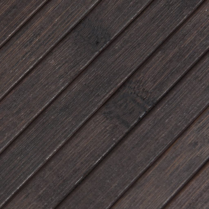 Covor dreptunghiular, maro închis, 70x500 cm, bambus - WALTI WALTI