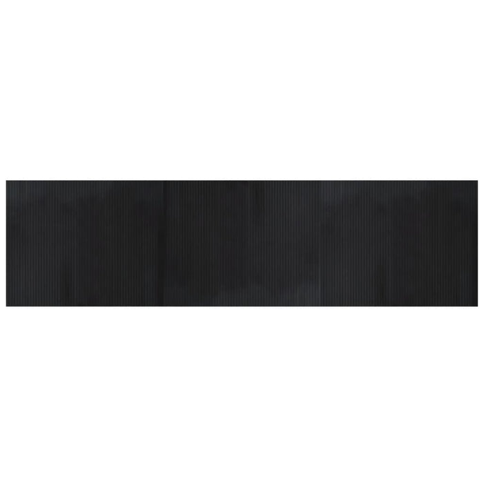 Covor dreptunghiular, negru, 80x300 cm, bambus - WALTI WALTI