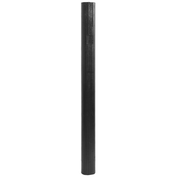 Covor dreptunghiular, gri, 80x400 cm, bambus WALTI