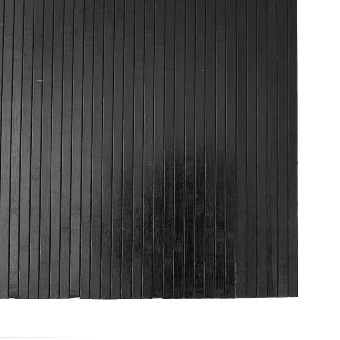 Covor dreptunghiular, gri, 80x400 cm, bambus WALTI