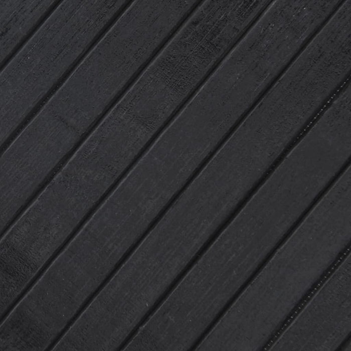 Covor dreptunghiular, gri, 80x400 cm, bambus WALTI