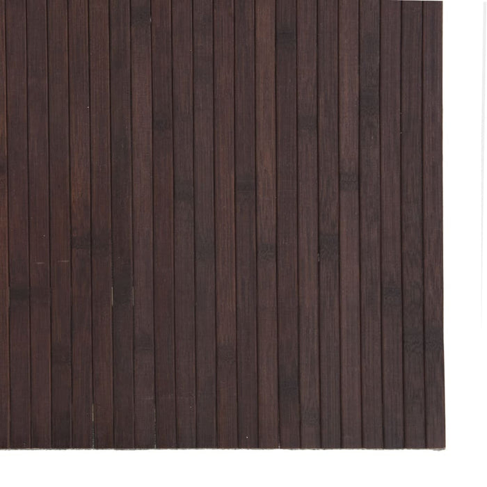 Covor dreptunghiular, maro închis, 80x500 cm, bambus - WALTI WALTI