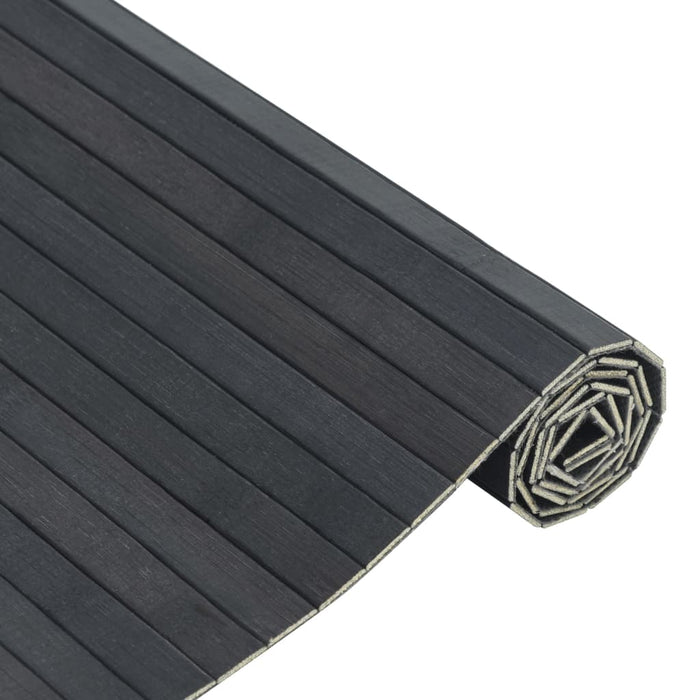 Covor dreptunghiular, gri, 100x100 cm, bambus - WALTI WALTI