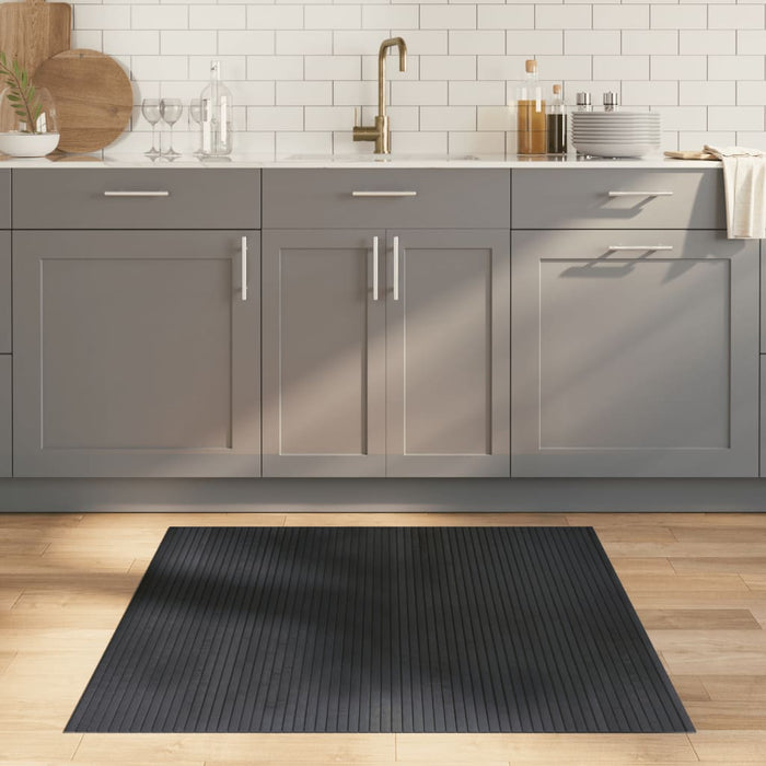 Covor dreptunghiular, gri, 100x100 cm, bambus - WALTI WALTI