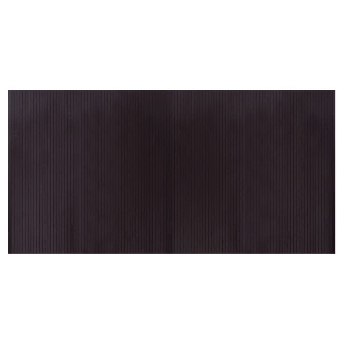 Covor dreptunghiular, maro închis, 100x200 cm, bambus - WALTI WALTI