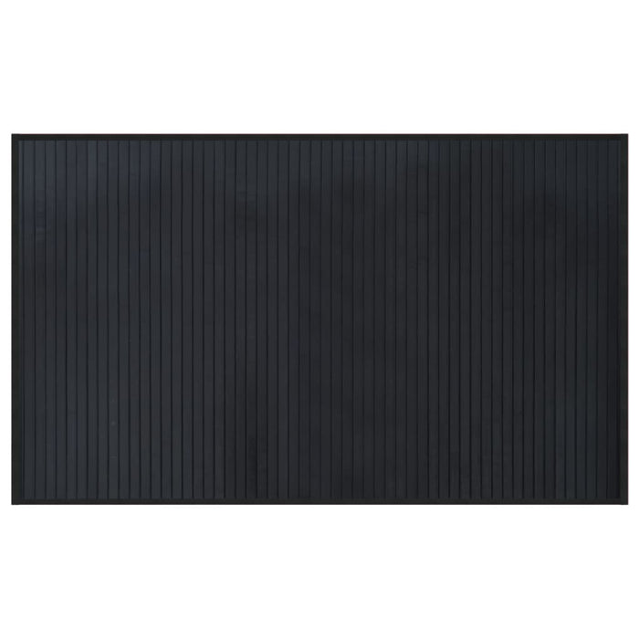 Covor dreptunghiular, negru, 60x100 cm, bambus - WALTI WALTI