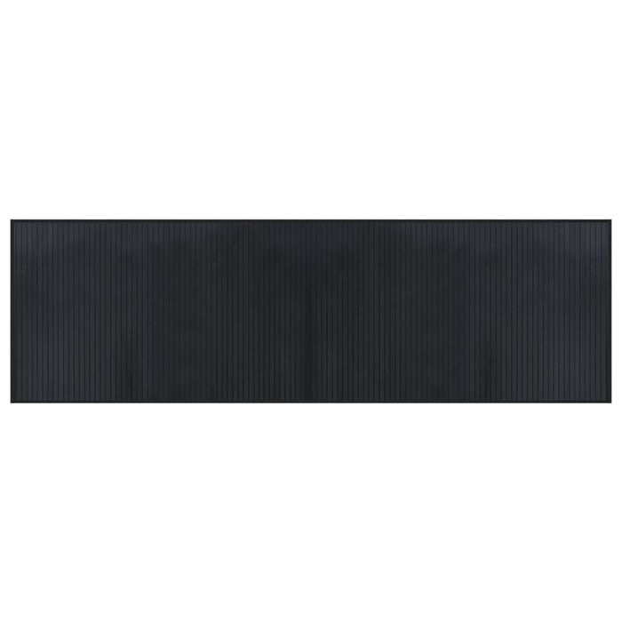 Covor dreptunghiular, negru, 60x200 cm, bambus - WALTI WALTI