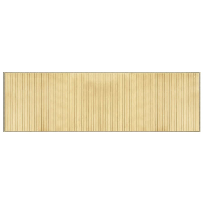 Covor dreptunghiular, natural deschis, 60x200 cm, bambus - WALTI WALTI