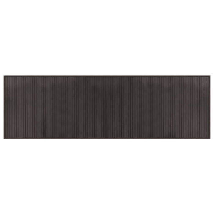 Covor dreptunghiular, maro închis, 60x200 cm, bambus - WALTI WALTI