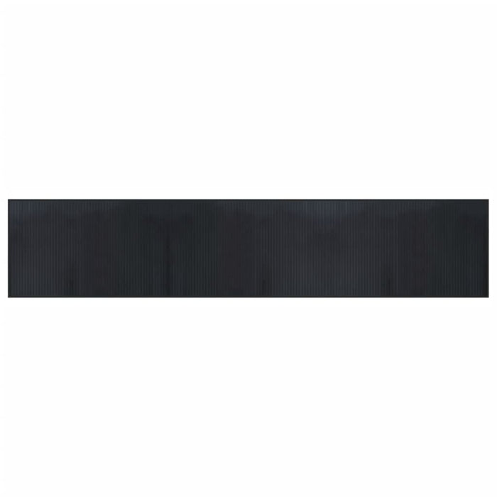 Covor dreptunghiular, negru, 60x300 cm, bambus - WALTI WALTI