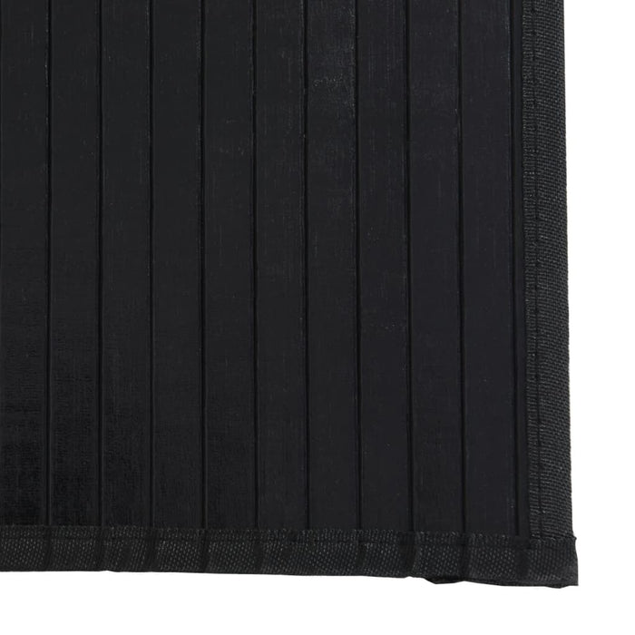 Covor dreptunghiular, negru, 60x1000 cm, bambus - WALTI WALTI