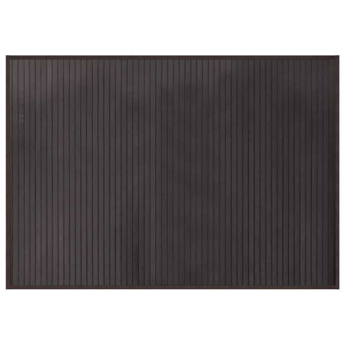 Covor dreptunghiular, maro închis, 70x100 cm, bambus - WALTI WALTI