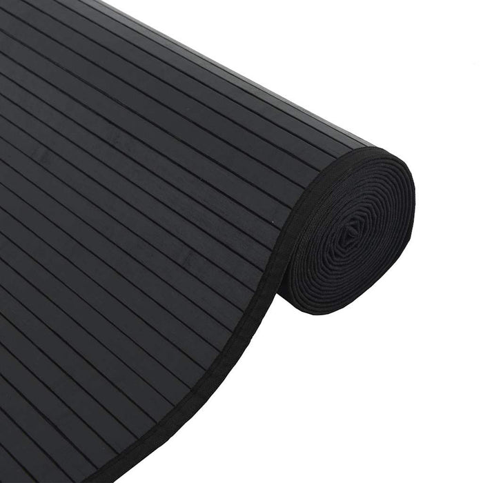 Covor dreptunghiular, negru, 70x200 cm, bambus - WALTI WALTI