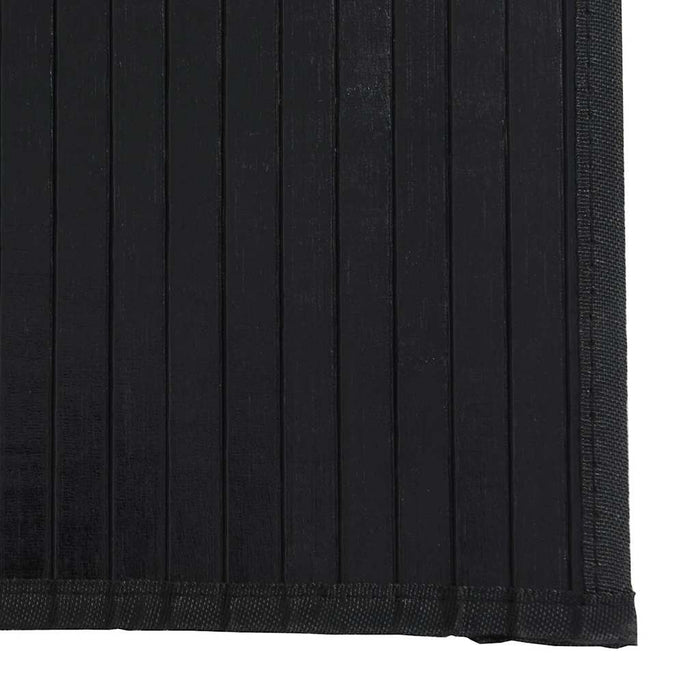 Covor dreptunghiular, negru, 70x200 cm, bambus - WALTI WALTI