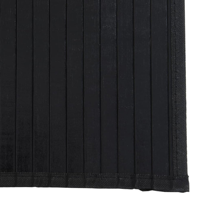 Covor dreptunghiular, negru, 70x300 cm, bambus - WALTI WALTI