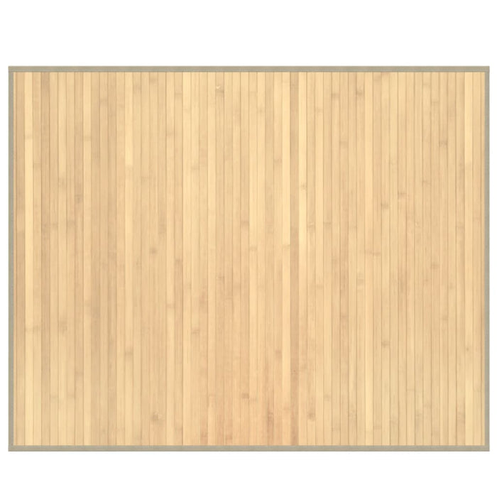 Covor dreptunghiular, natural deschis, 80x100 cm, bambus WALTI