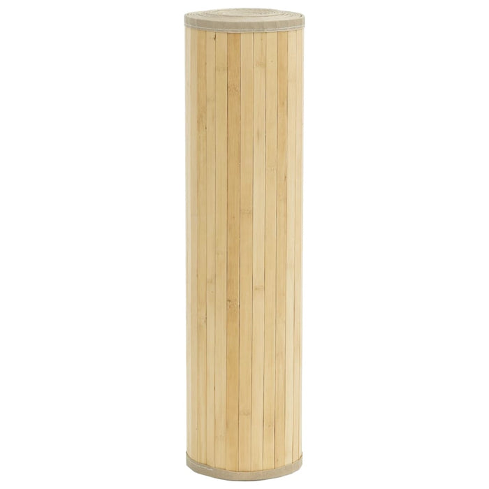 Covor dreptunghiular, natural deschis, 80x100 cm, bambus WALTI