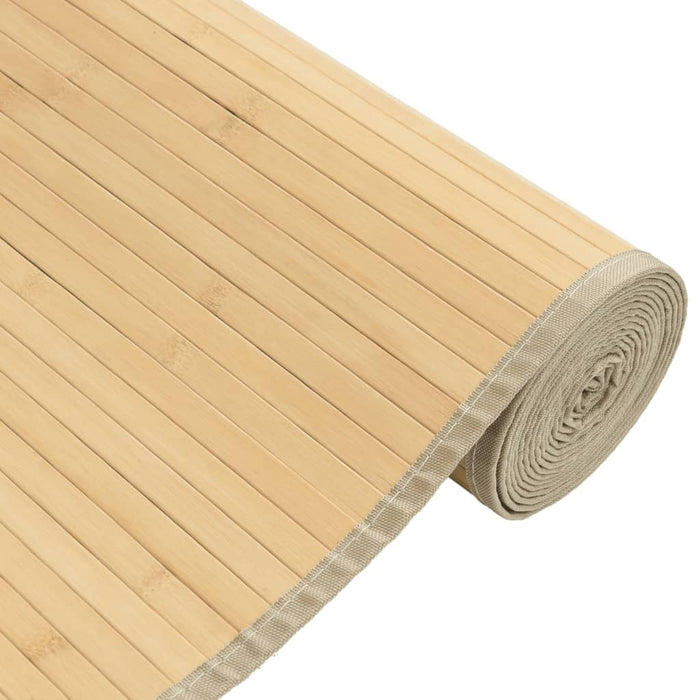 Covor dreptunghiular, natural deschis, 80x100 cm, bambus WALTI