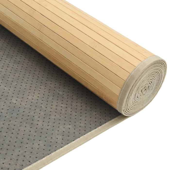 Covor dreptunghiular, natural deschis, 80x100 cm, bambus WALTI