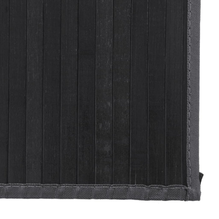 Covor dreptunghiular, gri, 80x100 cm, bambus - WALTI WALTI
