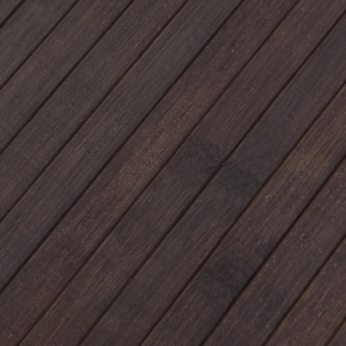Covor dreptunghiular, maro închis, 80x300 cm, bambus - WALTI WALTI