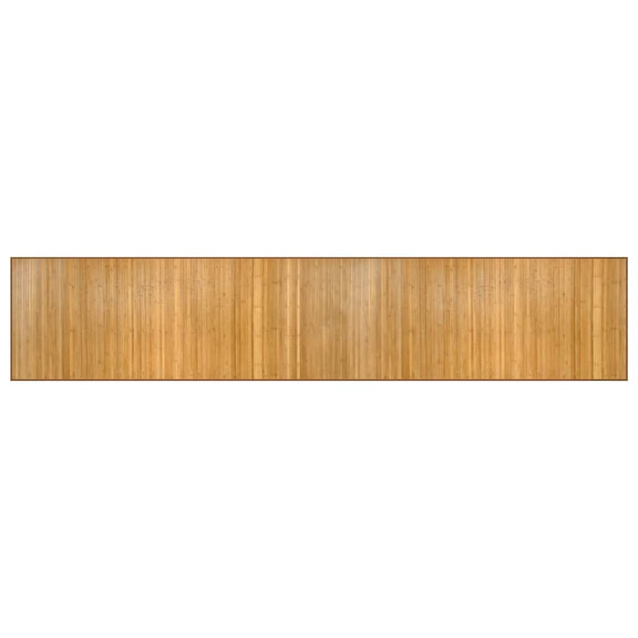 Covor dreptunghiular, natural, 80x400 cm, bambus WALTI